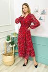 154840 Sifon Astarli Cicekli Elbise